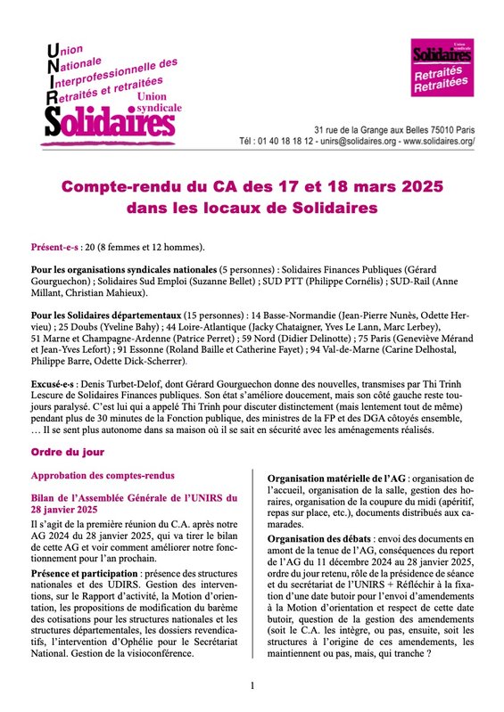 CR du CA 17-18 mars 25