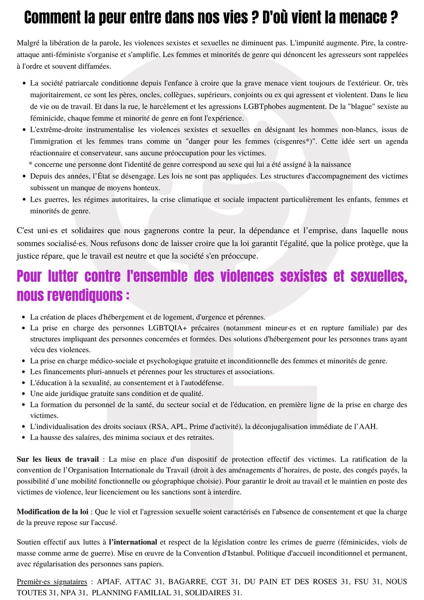 tract 19 et 25 novembre verso